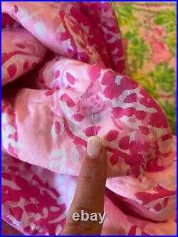 Pottery Barn Kids Lilly Pulitzer Parade Party Twin Quilt Flaw NWOT Read