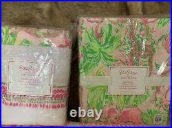 Pottery Barn Kids Lilly Pulitzer Quilt Patchwork In On Parade Twin Sheet Sham