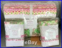 Pottery Barn Kids Lilly Pulitzer on parade FULL QUEEN quilt 2 shams