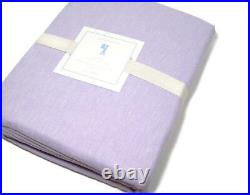 Pottery Barn Kids Linen Cotton Pale Lavender Purple Twin Duvet Cover New
