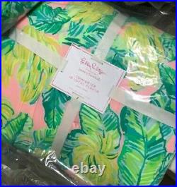 Pottery Barn Kids Local Flavor Comforter Green Twin Lilly Pulitzer Reversible