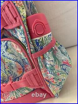 Pottery Barn Kids MERMAID COVE LARGE BACKPACK & WATER BOTTLE LILLY PULITZER