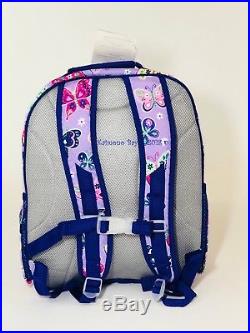 Pottery Barn Kids Mackenzie Backpack Purple Butterfly Large Girl Lunch Bookbag 5