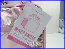 Pottery Barn Kids Mackenzie Pink Shine Backpack Lunch Box Thermos 3 Pc Set 9663