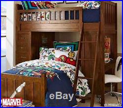 Pottery Barn Kids Marvel Quilted Bedding Set Quilt in Twin Std & Euro Shams New