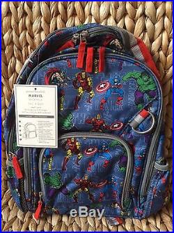 Pottery Barn Kids Marvel Small Backpack/Thermos/Water Bottle/Lunch Box/Case NWT