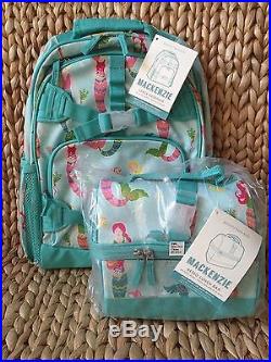 Pottery Barn Kids Mermaid Large Backpack And Retro Lunchbox-SOLD OUT NWT