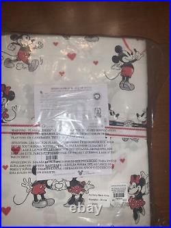 Pottery Barn Kids Mickey Mouse Queen Organic Sheet Set