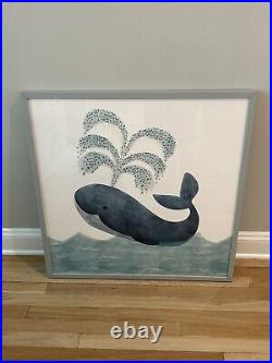 Pottery Barn Kids Minted Whale Wall Art By Ellie