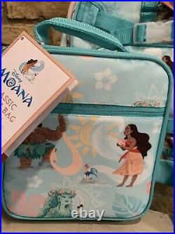 Pottery Barn Kids Moana Large Backpack Lunchbox Water Bottle Set Disney Princess