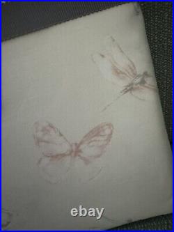 Pottery Barn Kids Monique Lhuillier ETHEREAL BUTTERFLY FULL SATEEN SHEETS LUXE