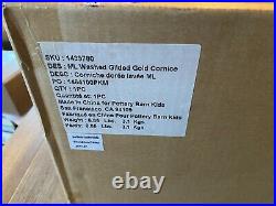Pottery Barn Kids Monique Lhuillier Washed Gilded Gold Cornice NEW