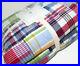 Pottery-Barn-Kids-Multi-Colors-Blue-Red-Cotton-Madras-Plaid-Full-Queen-Quilt-New-01-ukzm
