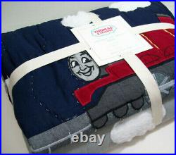 Pottery Barn Kids Multi Colors Thomas The Train Twin Quilt New