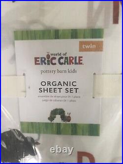 Pottery Barn Kids Organic Eric Carle Sheet Set Twin NWT