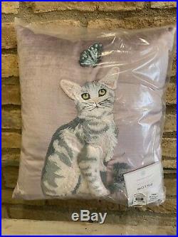 Pottery Barn Kids Organic Lulu Kitty Full Queen Duvet Shams Pillow Set New