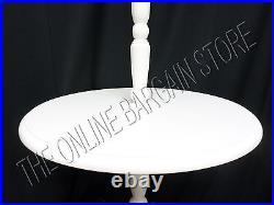 Pottery Barn Kids PBK Side Table Floor Lamp Light Base Bedside Night Stand White