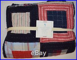 Pottery Barn Kids Patchwork Squares Quilt Twin