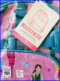 Pottery Barn Kids Pink Mermaid Large Backpack Classic Lunch Box Mackenzie New