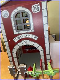 Pottery Barn Kids Police Station 53rd Precinct/Fire Station Lot Wood Toy