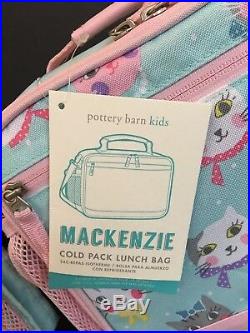 Pottery Barn Kids Princess Kitty Large Backpack Lunch Box Water Bottle Hot/Cold