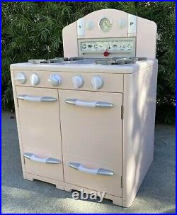 Pottery Barn Kids Retro Style Kitchen Pretend Play Stove Oven, Pink