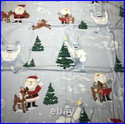 Pottery Barn Kids Rudolph And Bumble Full Queen Flannel Duvet