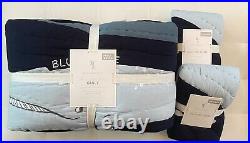 Pottery Barn Kids SAVE OURS SEAS Quilt Full Queen & 2 Standard Shams NWT