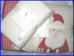 Pottery Barn Kids Santa and Friends Twin Quilt + Quilted Sham HOLIDAY LAST ONE