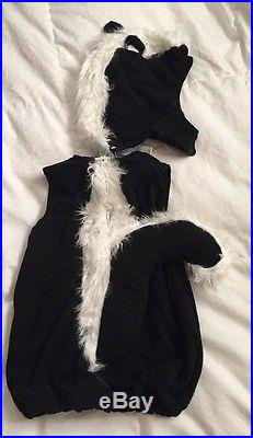 Pottery Barn Kids Skunk Halloween Costume Unisex Size 12-24 Months SO CUTE NWT