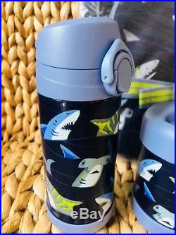 Pottery Barn Kids Small Backpack Water Bottle Lunch Box Thermos Tropical Shark