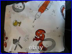 Pottery Barn Kids Snoopy glow in the dark full space sheet set photo shoot smp