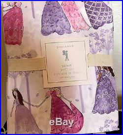 Pottery Barn Kids Sonja Embroidered PRINCESS Full quilt shams sheet set dress up