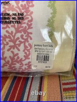 Pottery Barn Kids Spring Tulip Duvet and two shams NWT