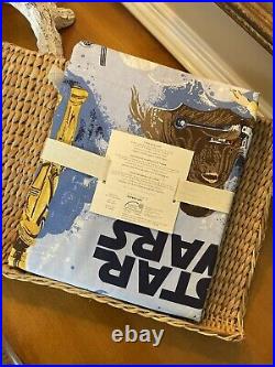 Pottery Barn Kids Star Wars A New Hope Organic Scenic Duvet Cover Twin NWT