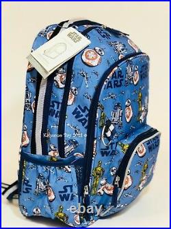 Pottery Barn Kids Star Wars Backpack Large Girls Boys Bookbag BB8 BB-8 Droid New