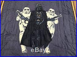 Pottery Barn Kids Star Wars Darth Vader Storm Troopers Twin Quilt and Sham