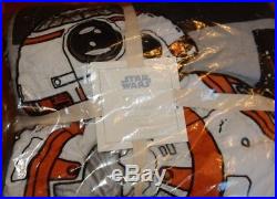 Pottery Barn Kids Star Wars Droid Twin Quilt + Standard Pillow Sham