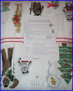 Pottery Barn Kids Star Wars Holiday Flannel Duvet Cover Twin 68 X 86 Christmas