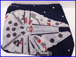 Pottery Barn Kids Star Wars Millennium Falcon Quilt, Sheets, Dining Set More