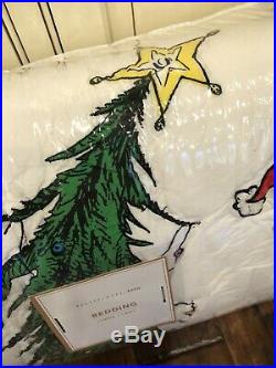 Pottery Barn Kids Teen The Grinch CHRISTMAS FULL QUEEN QUILT Bedding New