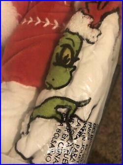 Pottery Barn Kids Teen The Grinch CHRISTMAS QUILT Twin New