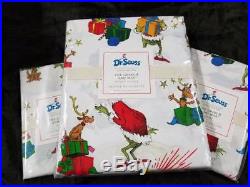 Pottery Barn Kids The Grinch & Max Full/Queen Duvet Cover & 2 Shams percale