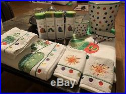Pottery Barn Kids The Very Hungry Caterpillar Shower Curtain, Towels, LOTS MORE