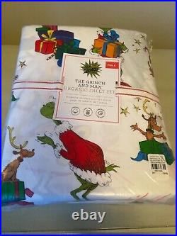 Pottery Barn Kids The grinch and max organic sheet set dr seuss full size