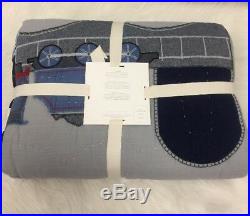 Pottery Barn Kids Thomas The Train Quilt Twin Blue Gray