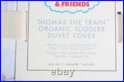 Pottery Barn Kids Thomas the Train Organic Toddler Duvet Cover NIP