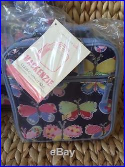 Pottery Barn Kids Tropical Butterfly Backpack Lunch Box Thermos Water Bottle NWT