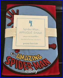 Pottery Barn Kids Vintage The Amazing Spiderman Full/queen Duvet Cover & Sham