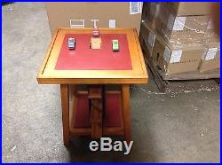 Pottery Barn Kids Wood Activity Toy Play Ramp Race Car Bed Side table 22x19